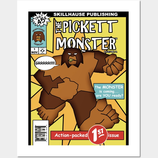 PICKETT MONSTER - Comic Book #1 Wall Art by DodgertonSkillhause